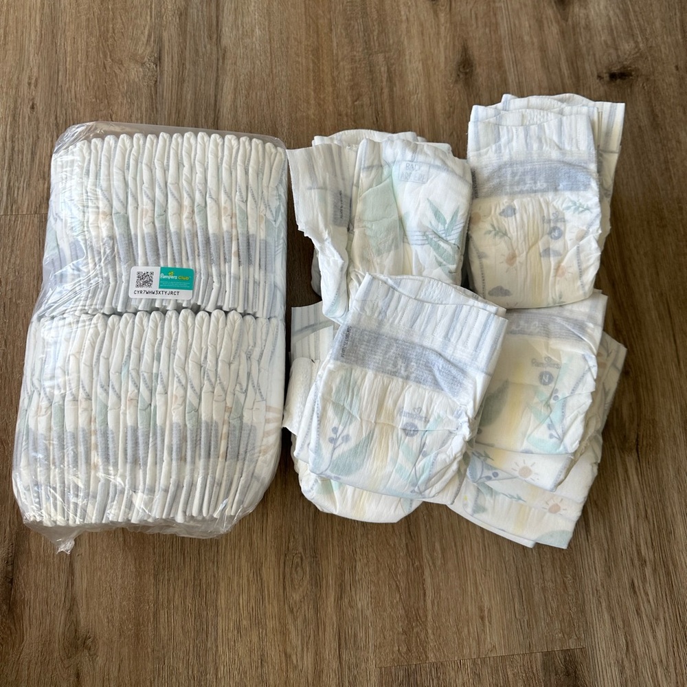 Pampers Pure Protection Newborn Diapers – Open Box (75 Count)